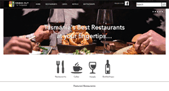 Desktop Screenshot of diningoutintasmania.com.au